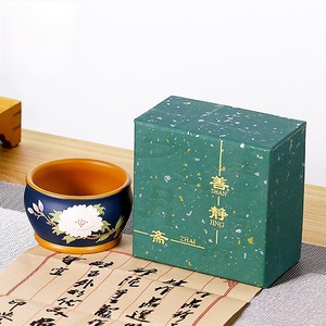 Peony Cup <b>Gift</b> <b>Box</b> Porcelain Handmade Traditional Chinese Tea Cup <b>Large</b> Capacity With Flower Pattern For Presents - Product Image 1