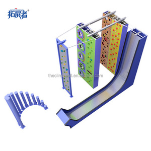 Divertida Escalada en Roca <span class=keywords><strong>con</strong></span> Varios Estilos para Parques Infantiles Interiores, Incluyendo Escalada Vertical <span class=keywords><strong>con</strong></span> Tobogán y Salto al Vacío - Product Image 3