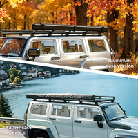 Auvent latéral de tente de voiture en alliage d'aluminium, abri pare-soleil occultant anti-UV, gazebo imperméable pour extérieur, avec éclairage LED pour camping-car/VR
