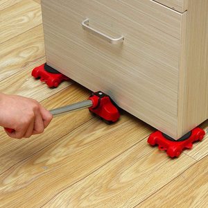 TIANMA - Herramienta para Mover Objetos Pesados con Estructura Cerrada <span class=keywords><strong>de</strong></span> Cuatro <span class=keywords><strong>Ruedas</strong></span>, Fácil <span class=keywords><strong>de</strong></span> Usar para Mover Muebles, con Cinco <span class=keywords><strong>Ruedas</strong></span> - Product Image 6