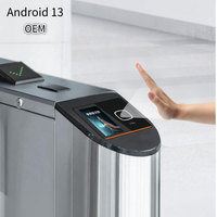 Leshun Su Geçirmez Erişim Kontrol Sistemi Avuç İçi Damar Tanıma NFC QR Kod Desteği LCD Ekran Android 13 Hafıza Kartı Depolama DC
