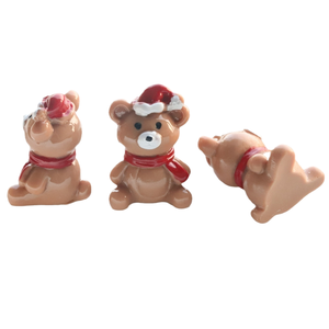 Artisanat de Noël en trois dimensions, porte-clés DIY, chaînes pour téléphone portable, pendentifs, accessoires de bijoux en résine, bonhommes de neige - Product Image 4