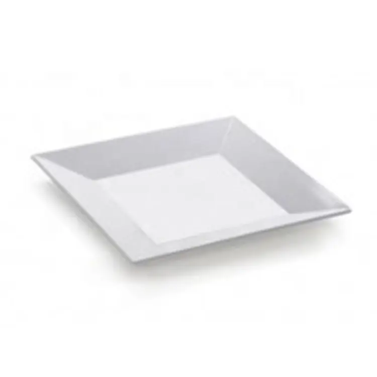 Best Quality Melamine Dinnerware Plastic White Square Melamine Plate