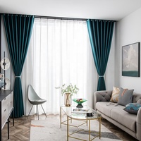 Rideaux de fenêtre pour salon, tissu occultant à motif pare-soleil pour habillage de fenêtre, nouveauté