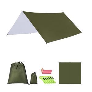 WOQI viaje al aire libre poliéster sombra tela impermeable protección UV lona <span class=keywords><strong>para</strong></span> terraza Camping tienda toldo dosel - Product Image 1