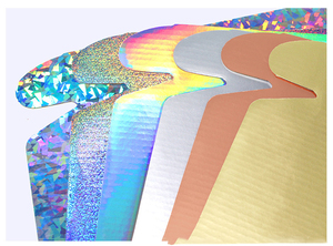 Bán buôn tùy chỉnh Laser máy bay trang phục điện thoại di động Trường hợp tập tin đính kèm Matt cán biểu tượng miếng bọt biển lót đồ trang sức đóng gói - Product Image 2