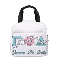 Sac à déjeuner isotherme personnalisé pour le camping et les voyages, idéal pour les confraternies Sigma Gamma Rho, vente en gros