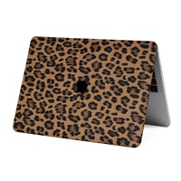 2024 Hot New Leopard Pattern PU Housse en cuir pour ordinateur portable pour MacBook Pro 13 avec barre tactile