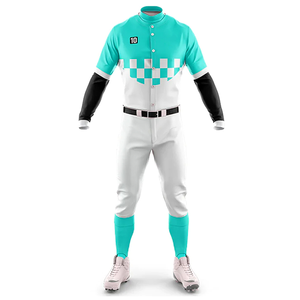 Ensemble d'uniformes de baseball haut de gamme, solutions d'identité d'équipe professionnelles, technologie d'impression avancée, séchage rapide, respirant, 100% - Product Image 2