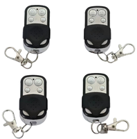 Télécommande métallique à piles 433/315 MHz pour porte de garage, interrupteur de clé de voiture électrique