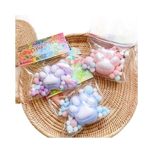 2026 Trending Toys Taba Squishy Cat Paw Purple <b>Pink</b> Crystal Clear Cat Paw Squishy Promotional Toys - Product Image 3