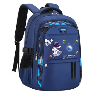 suppliers blue travel bag comfortable polyester teens school backpack bag luxury college student largest schoolbag for girl boy