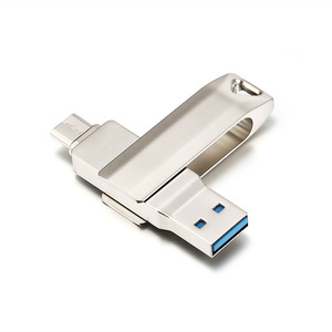 Clé d'extension à <span class=keywords><strong>double</strong></span> usage 32GB pour téléphones mobiles Huawei et ordinateurs Android Type-C et <span class=keywords><strong>USB</strong></span> 3.0 Metal Nouveau produit Clé de voiture - Product Image 4