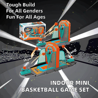 Machine de Tir de Basketball Double Interactive FiveStar, Jeu de Table en Plastique Mini pour Enfants