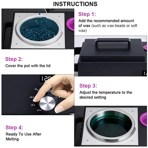 Chất lượng cao nhà sản xuất sang trọng Beauty Salon thiết bị Sáp nóng Kit thương mại - Product Image 2