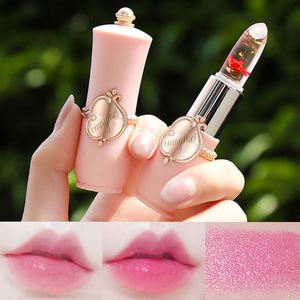 Flower Nude Matte Lipstick Transparent Lip Balm Discolor Lip Stick <strong>Rossetto</strong> Opaco Nudo Waterproof Jelly Crystal Lipstick - Product Image 3