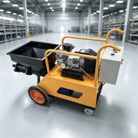 Machine à pulvériser du mortier de ciment électrique intelligente avec fonction de contrôle intelligente pour les applications de construction commerciale