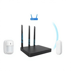 Kit de système d'alarme intelligent pour maison connectée AG-security DP-W05 Tuya, détecteur de mouvement en alliage d'aluminium, répéteur WiFi, portée de détection 50-100m, application - Product Image 4