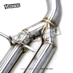 Tubo de escape recto YD Catback para <span class=keywords><strong>BMW</strong></span> <span class=keywords><strong>M6</strong></span> E63 <span class=keywords><strong>V10</strong></span> 5.0L 2006-2010 2,75 pulgadas tubo de escape de acero inoxidable sistema de escape de coche - Product Image 5