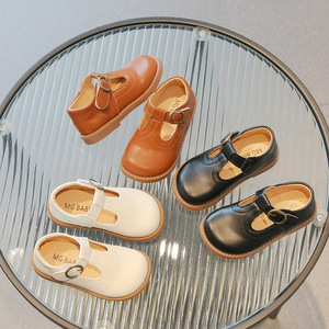 Spring and Autumn Children <b>Shoes</b> Boys Girls Flat Non-slip <b>Soft</b> Bottom <b>Shoes</b> School Uniform Dress <b>Shoe</b> - Product Image 1