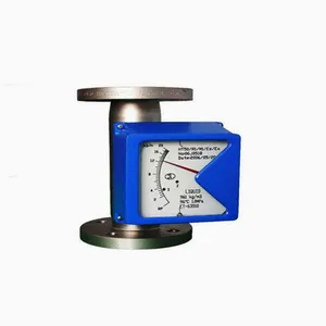 Metal boru rotor akış ölçer yüksek hassasiyetli gaz akış ölçer sıvı akış ölçer cam tüp rotametre