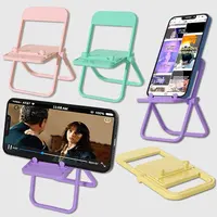 סיטונאי עצלן חמוד צבעוני macaron כיסא מתקפל נייד טלפון Stand מחזיק מתקפל שולחן מחזיקי עומד עבור iPhone 12 13