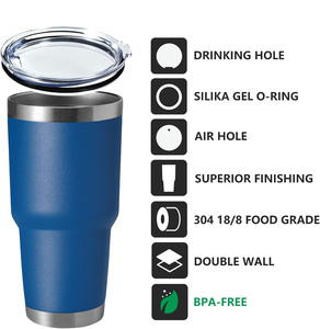 Gobelets isothermes personnalisés avec logo, vente en gros, 12oz, 20oz, 30oz, tasses de voyage, gobelets isothermes à double paroi en acier inoxydable - Product Image 3