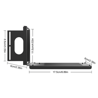 Support vertical PCIE PCIe 3.0 X4 à X16 Carte graphique Support vertical Support externe intégré