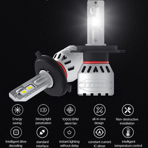 Producteur d'usine H4 H7 H11 ampoule de phare LED 60W Canbus 12000LM blanc 9012 9005 9006 PSX26 ampoule automatique luz led automativo - Product Image 5