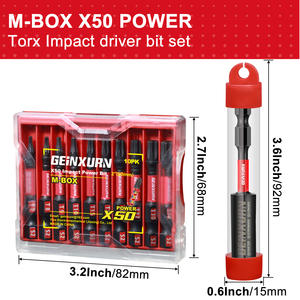 Puntas de destornillador Mata <span class=keywords><strong>Obeng</strong></span> de doble extremo Torx de 50 mm para destornilladores potencia de impacto - Product Image 2