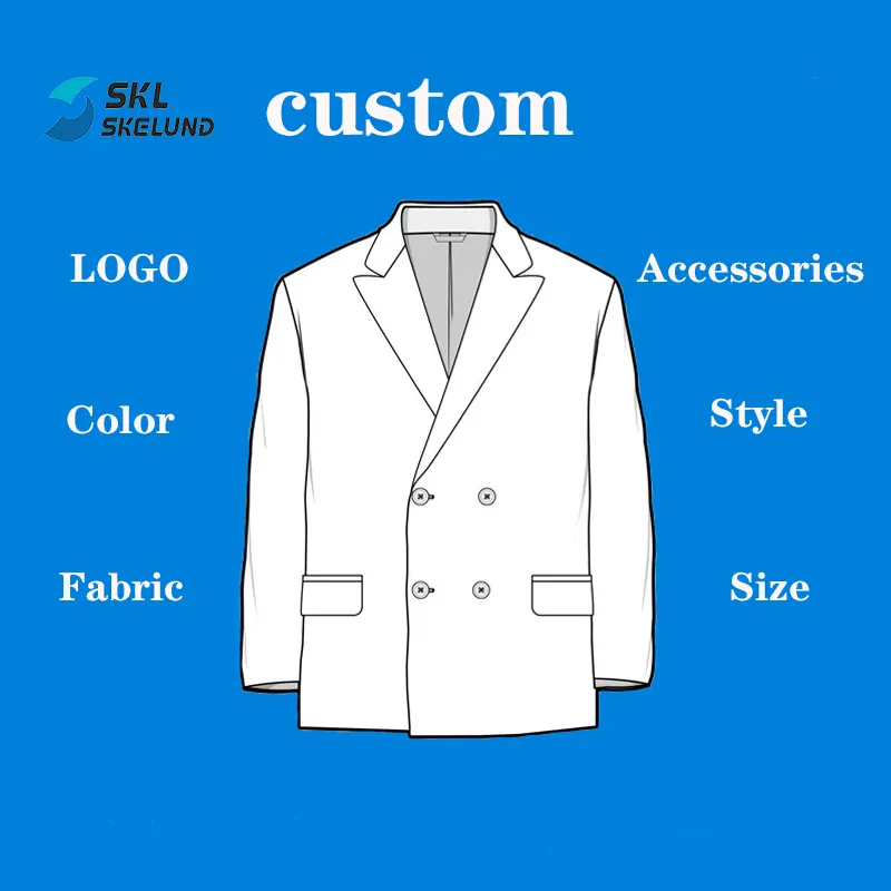 OEM ODM High Quality Wholesale Custom Men women Tailored Suit Custom Logo Made Business Formal Custom Men Women Tailored Suit
