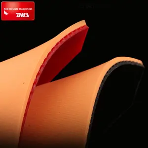 DHS Red Double Happiness Neo Rampage 2 Rampage 3 Commercial Orange Sponge Tischtennisbelag Reverse Rubber Set 9-Winkel-Einstellung - Product Image 5