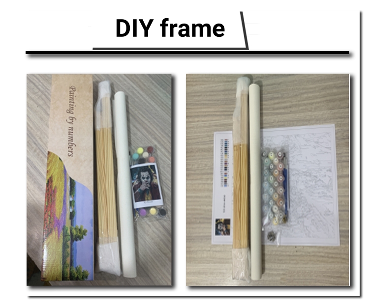 Cadre DIY noir/blanc