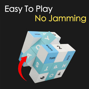 Cubo mágico de gran tamaño personalizado de 10 cm, cubo mágico con pintura UV sin agujeros, cubo de velocidad ABS para la venta - Product Image 6