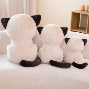 Peluche all'ingrosso a forma di gatto, bambole gatto addormentati, cuscini a gamba lunga, regali per ragazze, bambole gatto sedute, OEM ODM, regalo di compleanno - Product Image 4