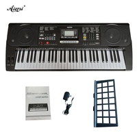 Prix de Gros Professionnel Clavier Piano 61 Touches 16 Polyphonie Double Roue Idéal Église/Scène/Salle de Classe/Maison