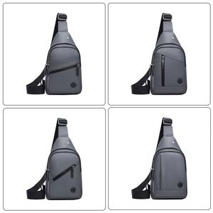 Custom Logo Pack Bag Large Capacity Nylon Waterproof Sling Chest Backpack for Men - Product Image 6