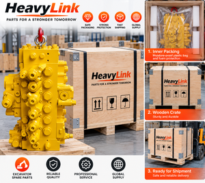 วาล์วควบคุมไฮดรอลิก HeavyLink รุ่น 723-46-20401 723-46-20402 723-46-20404 สำหรับอะไหล่รถขุด Komatsu PC200-7 - Product Image 6
