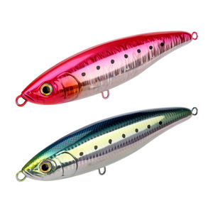 HONOREAL <span class=keywords><strong>2023</strong></span> Whopper 180mm 75g Leurres <span class=keywords><strong>de</strong></span> pêche flottants en eau salée Pencil Popper Stick Bait avec yeux 3D en plastique - Product Image 1