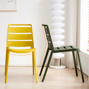 <span class=keywords><strong>Sedie</strong></span> da Pranzo Impilabili per Esterni, Caffè e Hotel, Struttura Robusta in Plastica PP Colorata, per Casa e <span class=keywords><strong>Cucina</strong></span> - Product Image 1