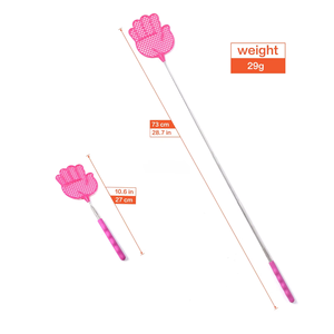 Nhựa bền bay swatters với thép không gỉ xử lý cho trong nhà/ngoài trời thuận tiện thoát khỏi lỗi - Product Image 3