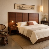 Mobilier de chambre d'hôtel personnalisé Tête de lit King Queen Tête de lit Holiday Inn Moderne Lit d'hôtel King Size Tête de lit