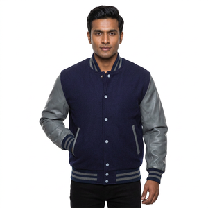 Excellent Quality <b>Men</b> Letterman Baseball Jacket for Casual Use Winter Leather Sleeve Varsity Jacket - Product Image 1