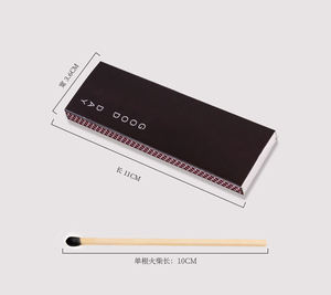 Palo <span class=keywords><strong>de</strong></span> madera colorido personalizado seguridad largo negro fósforos a granel - Product Image 6