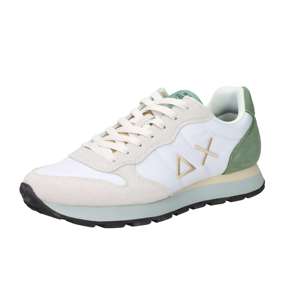 Baskets pour hommes Sun68 Z36106 Blanc Vert Talon de 3 cm Chaussures de style basketball - Product Image 4