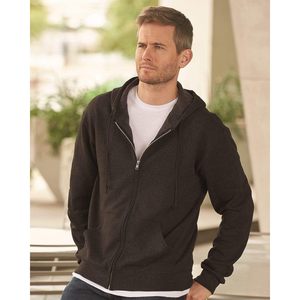 Unisex Full <b>Zip</b> <b>Hooded</b> Sweatshirt 200 Grams Fleece Breathable Mens Womens Apparel - Product Image 3