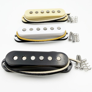 HIVE - Piezas <span class=keywords><strong>de</strong></span> <span class=keywords><strong>Guitarra</strong></span> Eléctrica al por Mayor, Pastillas <span class=keywords><strong>de</strong></span> <span class=keywords><strong>Guitarra</strong></span> ST <span class=keywords><strong>de</strong></span> Bobina Simple Alnico 5 SSS N/M/B para Puente, 48MM 50MM 52MM - Product Image 1