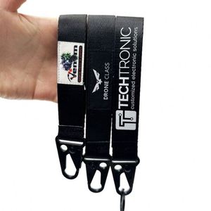 Porte-clés personnalisé Palestine en nylon et polyester avec mousqueton promotionnel pour voitures et clés - Product Image 1