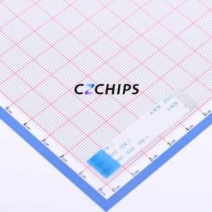 JS05B-20P-050-4-8 FFC Cable (Flexible Flat Cable) P=0.5mm Connector 20P 0.5mm 0.3mm Reverse - Product Image 1