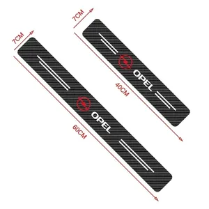 -1040 4 Pezzi Adesivi in Fibra di Carbonio per Auto, Protezione Soglia Porta Impermeabile Monouso per Opel Astra j g <span class=keywords><strong>Insignia</strong></span> Corsa <span class=keywords><strong>d</strong></span> Vectra c - Product Image 2